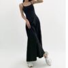 Women's 2025 Summer Relaxed A-Line Maxi Sundress - Stretch-Comfort Strappy Dress